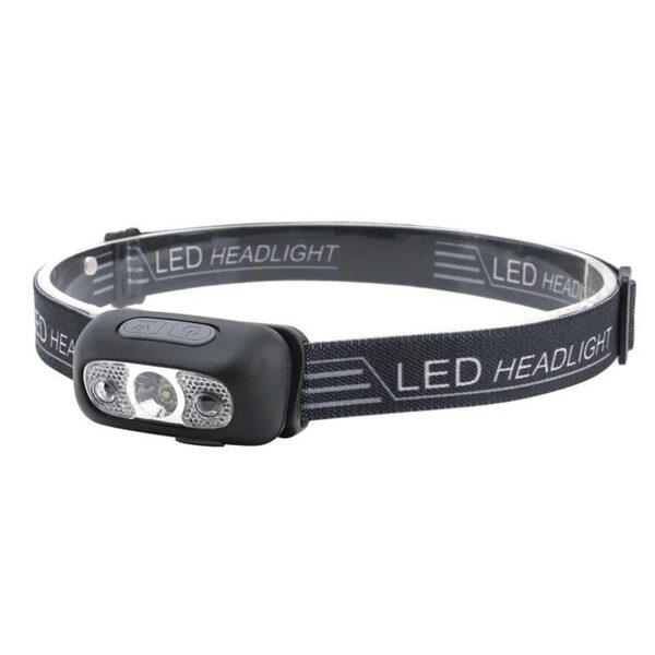 Mini Rechargeable Powerful Sensor Headlamp Fishing Camping USB Flashlight COB LED Head Light Torch Headlights Front Lantern