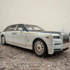 1:18 Rolls-Royce Phantom Car, Zinc Alloy Pull Back Diecast Car with Sound and Light, Realistic Modeg Model Toy