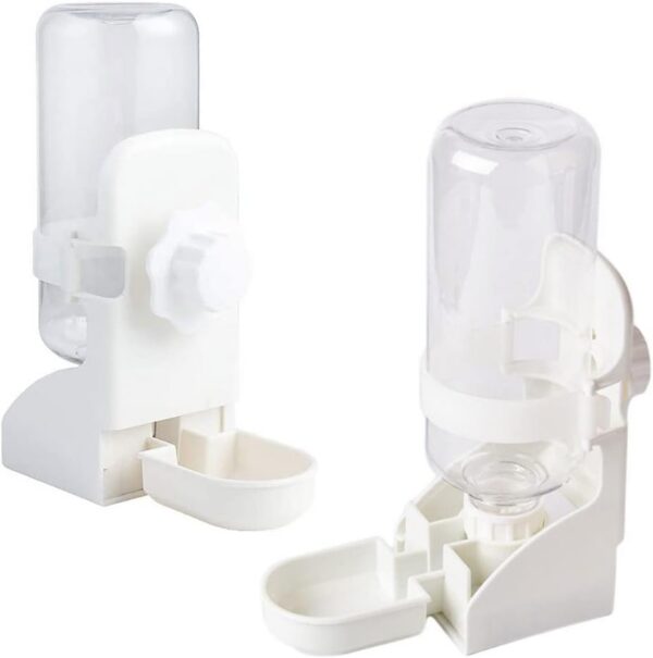 Oncpcare 2Pcs 2Pcs 17oz Water Bottle for Small Animals, Rabbit Water Feeder Water Bowl Bunny Water Dispenser Hanging Automatic Guinea Pig Water Bottle for Cage