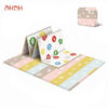 177*64cm Baby Play Foldable Waterproof Children Carpet Double-Sided Pattern Educational Outdoor Camping Mat Easy to Carry
