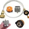 d34ec5817f67c69f Gas Canister Refill Adapter 3Pcs/Set Propane Isobutane Butane Refill Adapter Portable Camping Stove Gas Canister Fill For Butane Camping Accessories