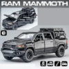 1:32 Dodge RAM Mammoth Pickup Truck Off Road Alloy Model Sound & Light Pull Back Collection Gift For Boys Children Kid