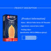 d35b1f8de01f4865 10pcs Erotic Penis Sleeve 3D Dotted Condoms Enlargement Large Particles Mushroom Condom High Sensitive Sex Toys for Men Condones