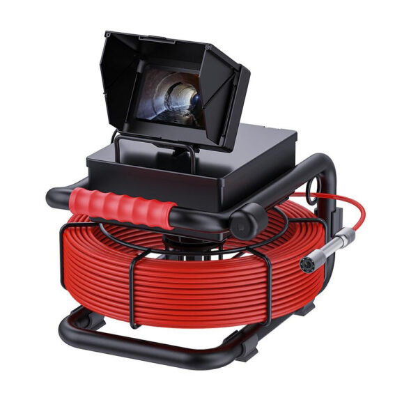 d35bb7a92f243592 4.3'' Sewer Endoscope DVR,17/22MM Pipe Inspection HD 1000TVL Drain Camera Waterproof Borescope with 16GB Card