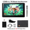 d36ec6c81ecd107a Go 11.6 Inch Graphics BT-12HD/BT-12HDT Digital Drawing Tablet HD HIPS LCD 1366*768 Display 8192 Pressure Level