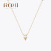 d38f897dad9b4354 ROXI Simple Pearl And Diamond Sterling Sier Women's Versatile Small Necklace Gift Personalized Jewelry
