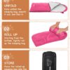 d3956712a644063c KingCamp Kids Sleeping Bag 3 Season- Lightweight Waterproof Camping Sleeping Bag Indoor & Outdoor Use for Kids for Camping with Compression Sack