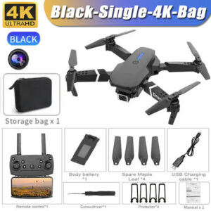 New E88Pro Drone 4K Professinal With 1080P Wide Angle Dual HD Camera Foldable RC Helicopter WIFI FPV Height Hold Apron Sell