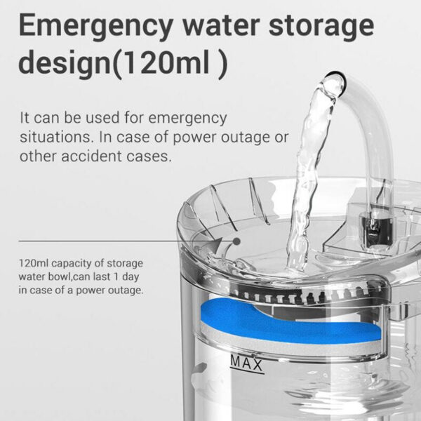 Automatic Circulation Intelligent Constant Temperature Electric Mute Water Dispenser Pet Supplies Accessory