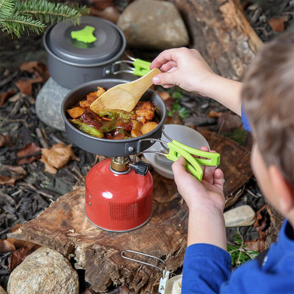 d3a88324c304dab1 Camping Set Backpacker's Cooking Set: Portable, Durable Outdoor Cookware with Tableware and Handy Storage Bag