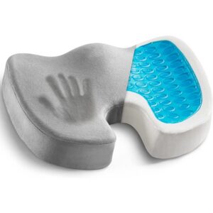 Non-slip Gel and Memory Foam Coccyx Office Chair Car Cushion Sedentary Artifact
