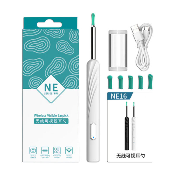 d3c8f3733638c2bb Wireless Smart Cleaning Endoscope Visual Pick Spoon Otoscope Earpick Ear Cleaner Wax Removal Earwax Remover Camera