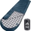 d3cb0ee69ea00283 MEREZA Flannel Sleeping Bag for Adults XL, Large Wide Sleeping Bags for Camping Mens Warm Cotton Sleeping Bag 4 Season Warm & Cool Weather