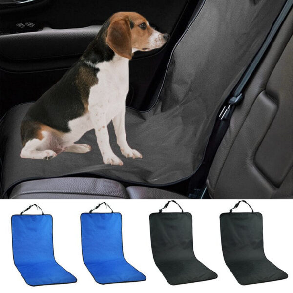 d3e0d70bdb9e4218 Car Pet Carrying Rear Seat Cover Waterproof Anti-Dirty Anti-Scratch Protector Mat Cat Dog Safety Travel Accessories