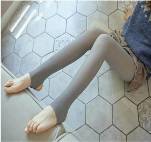 d3ea82e2f39e2cb7 Women Socks DOIAESKV 85g Autumn Tights Causal Solid Spring Winter Warm Pantyhose High Waist Female Stretchy Slim Nylon