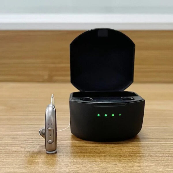 Self-Fitting OTC Aids, Mild to Moderate Loss,Bluetooth Hearing Aid with Invisible Fit Noise Support audifonos
