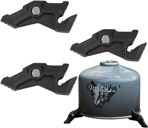 Gaskartuschen-Stabilisator, magnetischer Tankständer, Camping-Tankständer für Outdoor-Aktivitäten, Gaskartusche für Camping, Wandern, Picknick, Küche