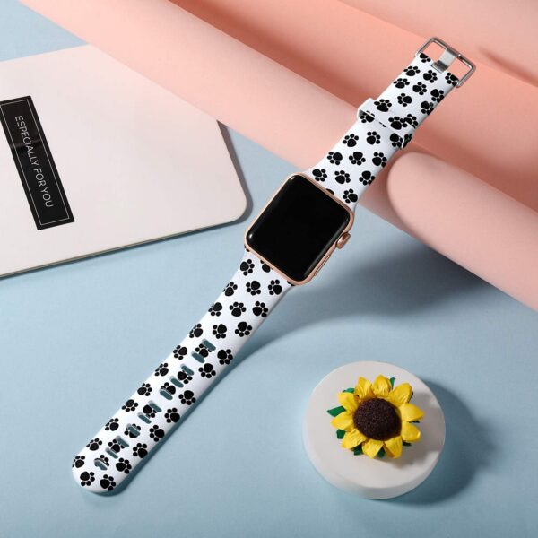 Laffav Compatible with Apple Watch Band 41mm 40mm 38mm iWatch Series 9 & Ultra 2 & SE & Ultra & Series 8/7/6/5/4/3/2/1 for Women Men, Colorful Jellyfish, M/L