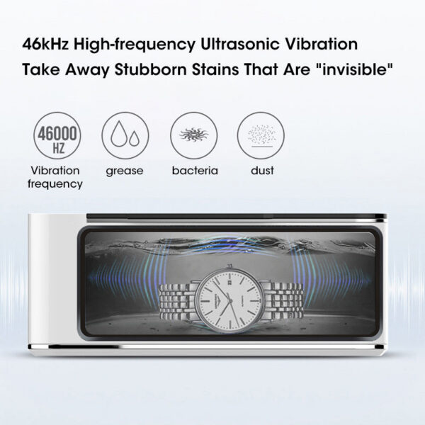 d40e7771ce361e7d Ultrasonic hine Household 500ML High-frequency Vibration Multifunctional Glasses Jewelry Deep Cleaning Tool