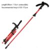 d41068078060ae28 Foldable Ultralight Trekking Poles Aluminum AlloyWalking Stick Collapsible Mountaineering Staff Outdoor Hiking Alpenstock Tools