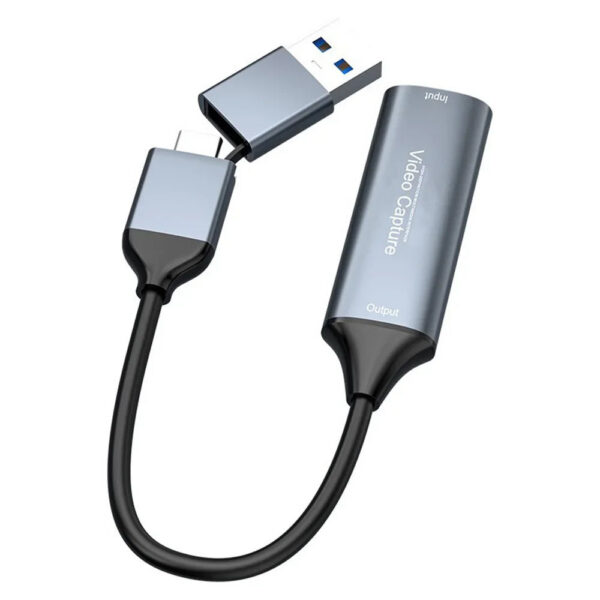 2.0 Video Capture Card HDMI-compatible to USB Type-c Game Grabber Record for Switch Xbox PS4/5 Live Broadcast