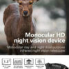 d4678a3f7de9298f Monocular Vision Device 1080P HD Infrared 5X Digital Zoom Hunting Telescope Outdoor Day Night Dual Use 100% Darkness 800m