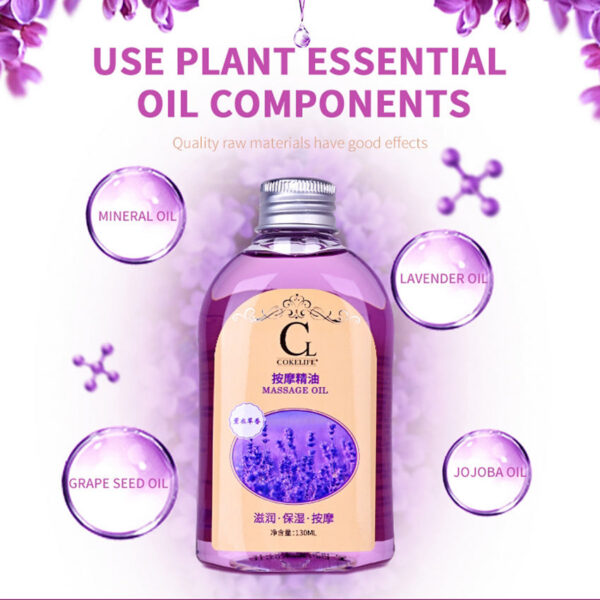d48080d42b1b0233 Lubricant Body SPA Breast Massage Lavender Plant Essential Oil Adults Lube for Excitation Anal and Vagina Sex Gel