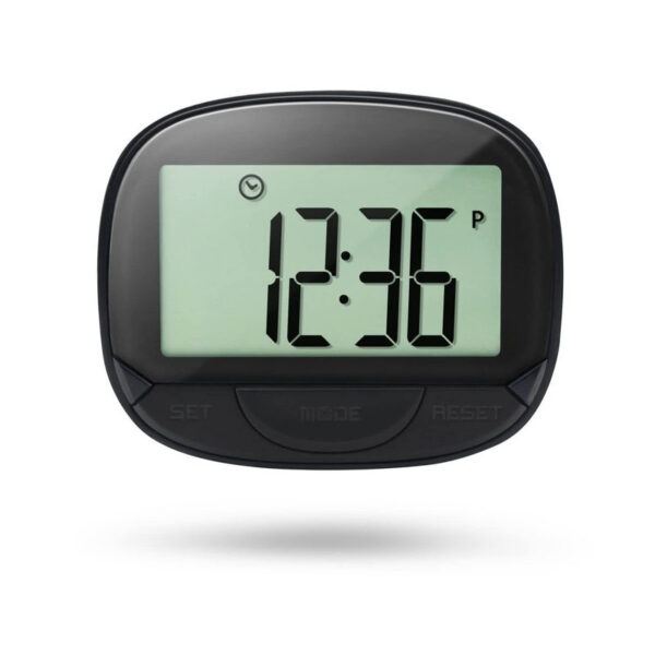 ThreeH Track Steps Multifunctional Portable Sports Pedometer Step Distance Calories Counter Fiess Tracker Time Display