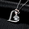 d483e36cb34e3f42 Palace Heart Love Rose Gold Sterling Sier Simulated Diamond Pendant Necklace for Women Fashion Jewelry No Chain