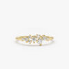 d4944c0e758a2fae Lnngy Sterling Sier Moissanite Wedding Bands for Women Round Brilliant Lab Diamond Cluster Ring Anillos Fine Jewelry