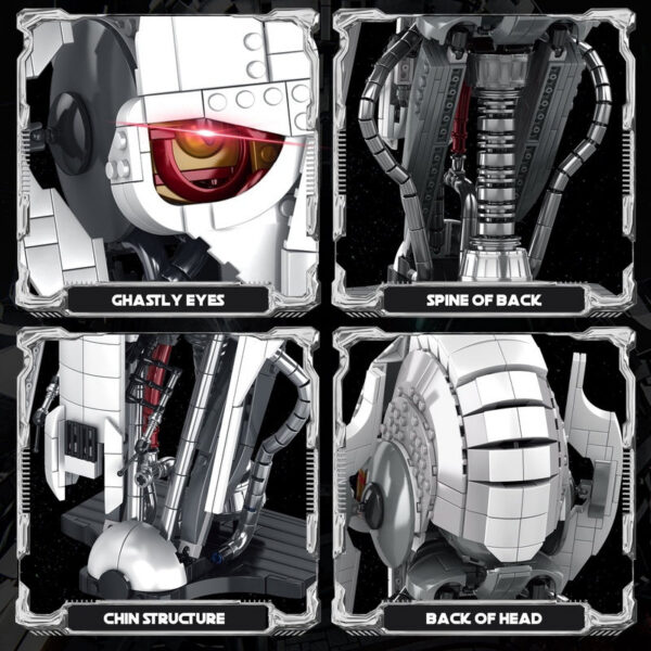 788pcs MOC Idea General Grievous Building Blocks Bricks Model Helmet Collection Assembg Toys for Children Adults Gift