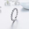 d49d98353fb67fbf Top Quality Luxury Original Real Solid 925 Sterling Silver Starshine Finger Ring Authentic Jewelry For Women Wedding Gift