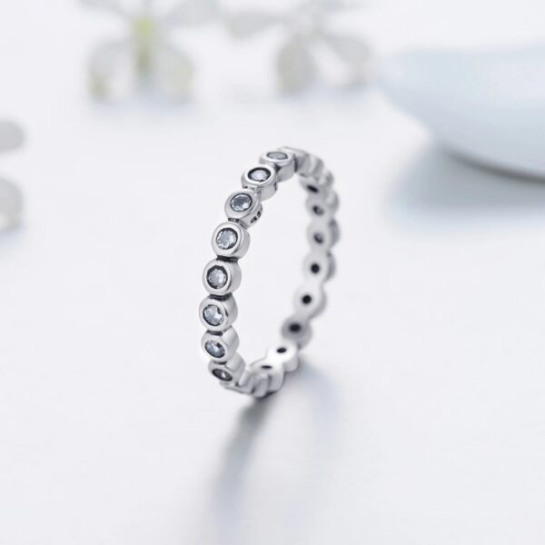 d49d98353fb67fbf Top Quality Luxury Original Real Solid 925 Sterling Silver Starshine Finger Ring Authentic Jewelry For Women Wedding Gift