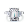 d4a56d05b7a5388d Wong Rain Luxury 925 Sterling Silver Emerald Cut 10CT Aquamarine Lab Sapphire Gemstone Wedding Engagement Jewelry Ring Wholesale