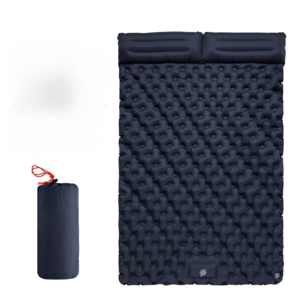d4add96eecfb93a1 WESTTUNE Double Inflatable Mattress with Built-in Pillow Pump Outdoor Sleeping Pad Camping Air Mat for Travel Backpacking Hiking