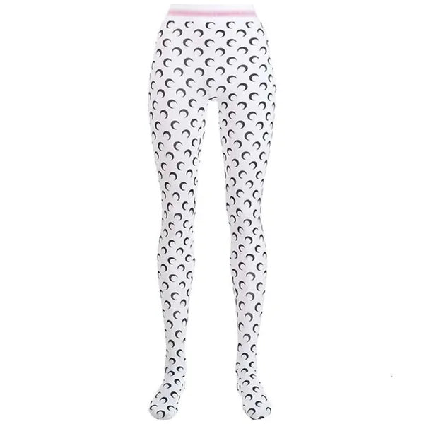 Marine Serre MARINE Moon Pantyhose Leggings 2022 Spring/Autumn/Winter Sports Yoga Outwear Slim Fit High Waist Women