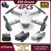 d4b5554b2bdda415 New E88Pro 4PCS Drone 4K Professinal With Wide Angle Dual HD Camera Foldable RC Helicopter WIFI FPV Height Hold Apron Sell