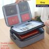 d4cfe88112a254db Document Storage Bag Tickets File Organizer Women Travel Files Card Folder Holder Tool Case Handbag