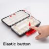 Waterproof Fishing Tackle Double Sided Opening and Closing Bait Tool Storage Box Multifunctional Goods
