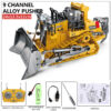 d4e451665478f3e2 RC Excavator Dumper Car 2.4G Remote Control Engineering Vehicle Crawler Truck Bulldozer Toys for Boys Kids Christmas Gifts