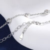 TBCYD 3/4/5mm D Color Moissanite Choker Necklace For Women S Sier Round Cut Diamond Bubble Neck Chain Party Jewelry Gifts