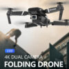 d52dca3fcc41f758 Professional Drone E88 4k wide-angle HD camera WiFi fpv height Hold Foldable RC quadrotor helicopter Camera-free children's toys