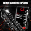 d5350d35e97f5a53 6PCS/Box Female G-spot Vaginal Stimulation Condoms Adult Sex Products Extra Sensitive Penis Sleeve Ribbed Dotted Spike Condom