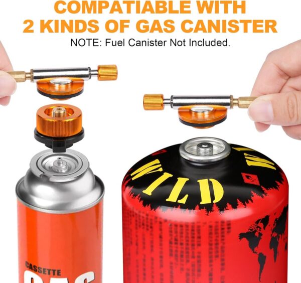 d5352d26a1f3d032 Adiwo Camping Gas Stove, Windproof Backpacking Burner Cooking Stoves 6800W, Foldable Rocket Camping Stove with Carry Box, Outdoor Camping Gas Burner for Cooking, Hiking, Camping, Trekking, Picnic
