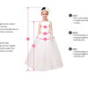 Kids Flower For Wedding First Communion Dresses Lace Ruffles Girls Pageant Gowns Children Prom Christening Dress