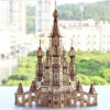 d54509f0528f8478 3D Wooden Puzzle Saint Basil's Cathedral Building House Kits Castle Villa Model Jigsaw Teen DIY Toys For Children Kids Gift