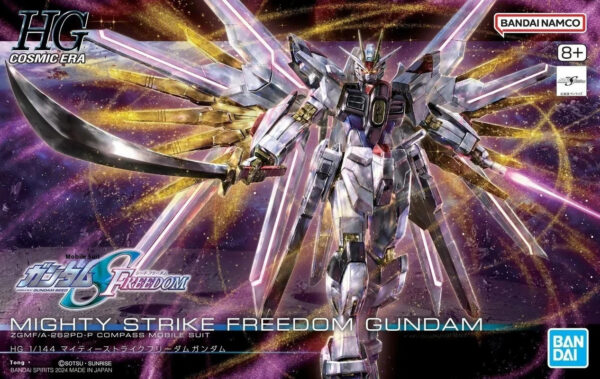 d559b1d3109ea169 Bandai Original MODEL KIT GUNDAM HG MIGHTY STRIKE FREEDOM GUNDAM 1/144 Anime Action Figure Assembly Toys Model Gifts for Boys