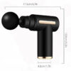Mini Muscle Massage Gun Protable Deep Handheld Percussion Massager For Body Back And Neck Leg