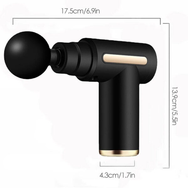 Mini Muscle Massage Gun Protable Deep Handheld Percussion Massager For Body Back And Neck Leg