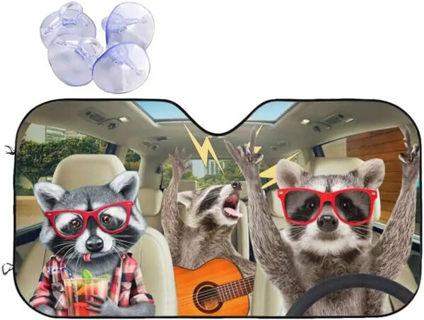 Personalized cartoon Windshield Sunshade Car Window Windscreen Cover Sun Shade Auto Sun Visor Car-covers Car Solar Protection